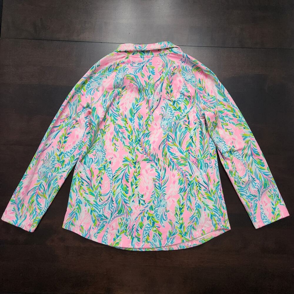 Lilly Pulitzer Skipper Popover Unicorn Of The Sea Size Large - Picture 5 of 5